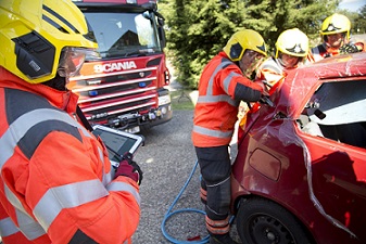 Cambridgeshire Fire and Rescue Service equipped with Panasonic rugged tablets