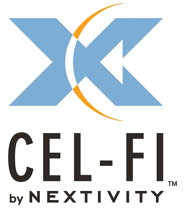 Cel-Fi by Nextivity logo Cel-Fi by Nextivity logo